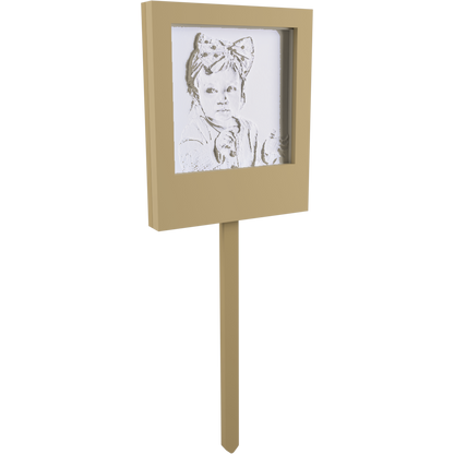 Polaroid Cake Topper