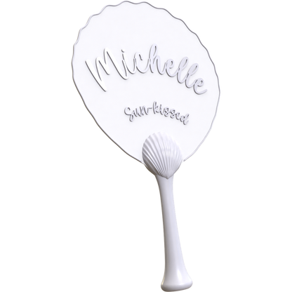 Seashell Handle Fan