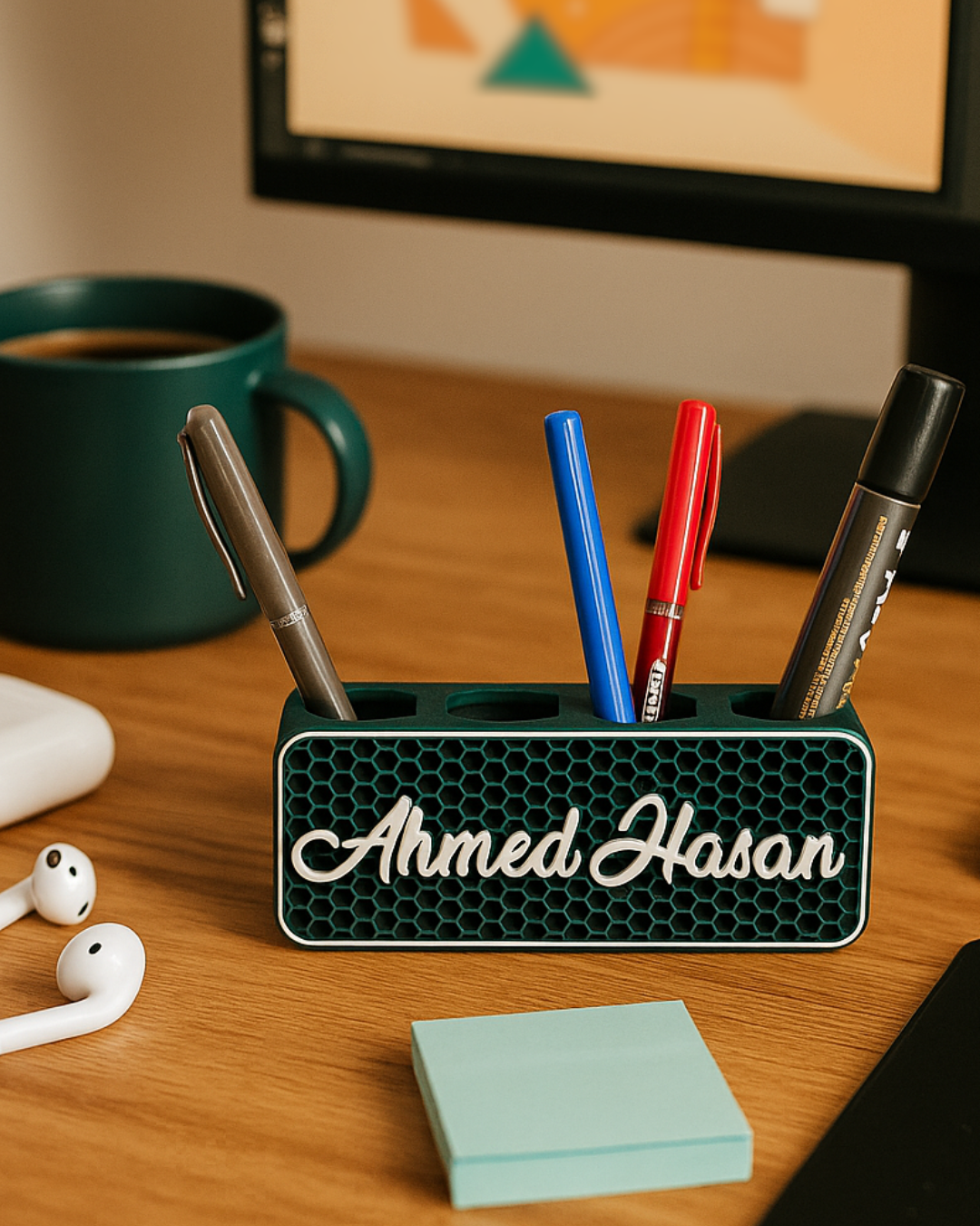 Honeycomb Pen Holder-English Edition