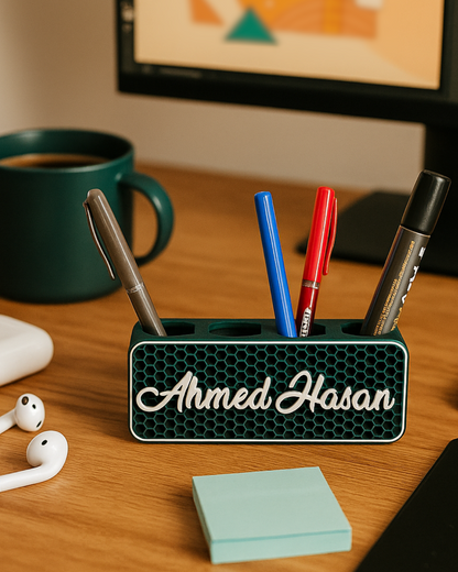 Honeycomb Pen Holder-English Edition