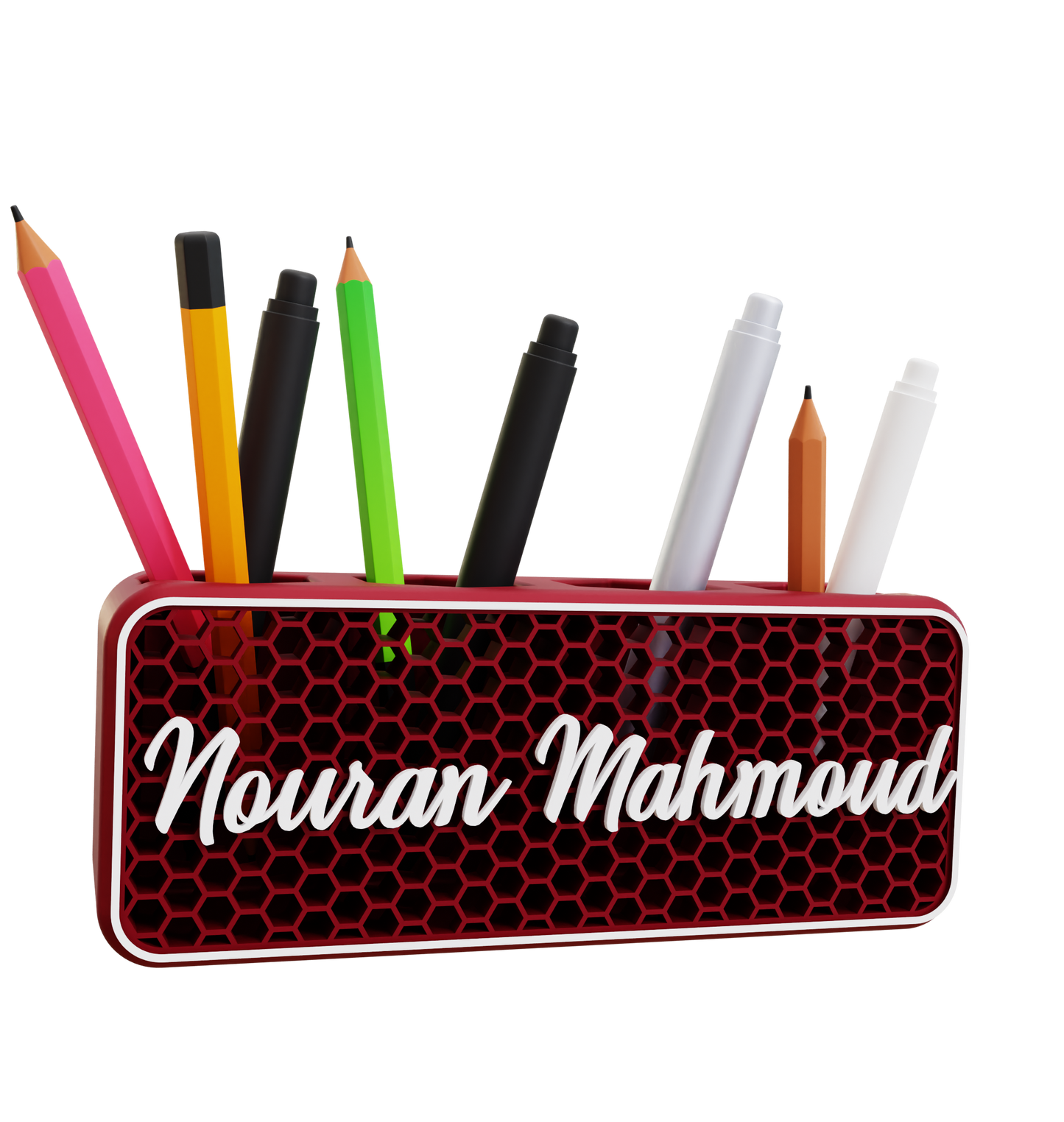 Honeycomb Pen Holder-English Edition