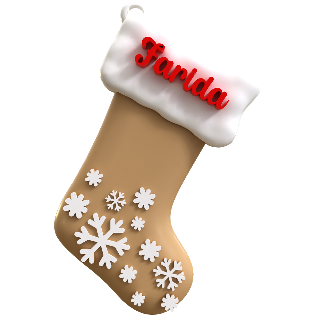 Snowy Stocking Ornament