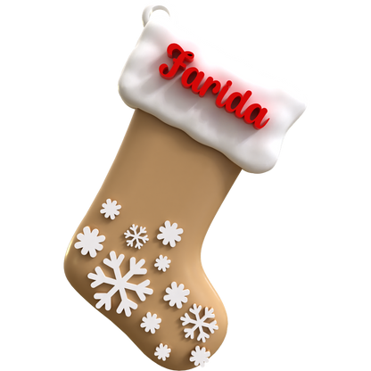 Snowy Stocking Ornament