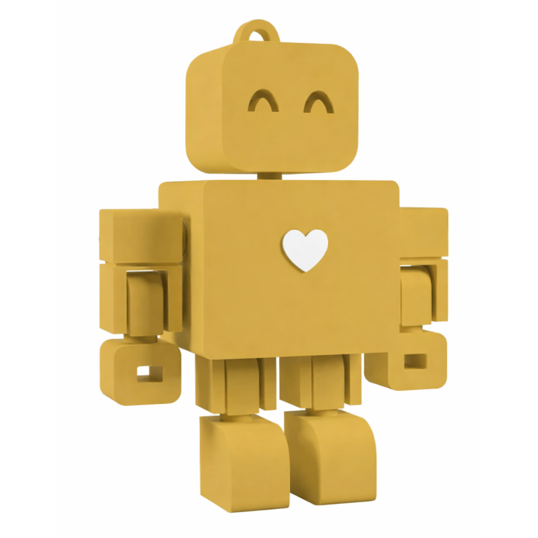 I <3 WandDo Robot Keychain