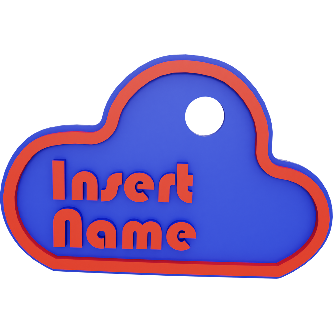 Cloud Name Tag