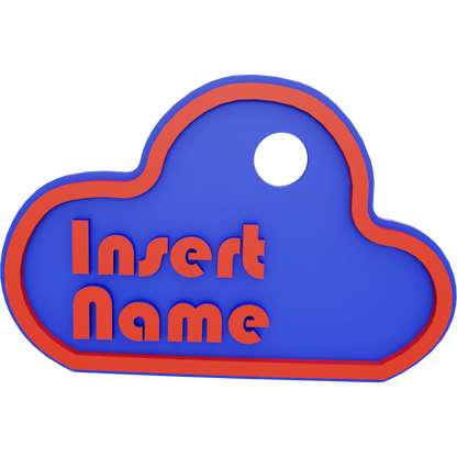 Cloud Name Tag