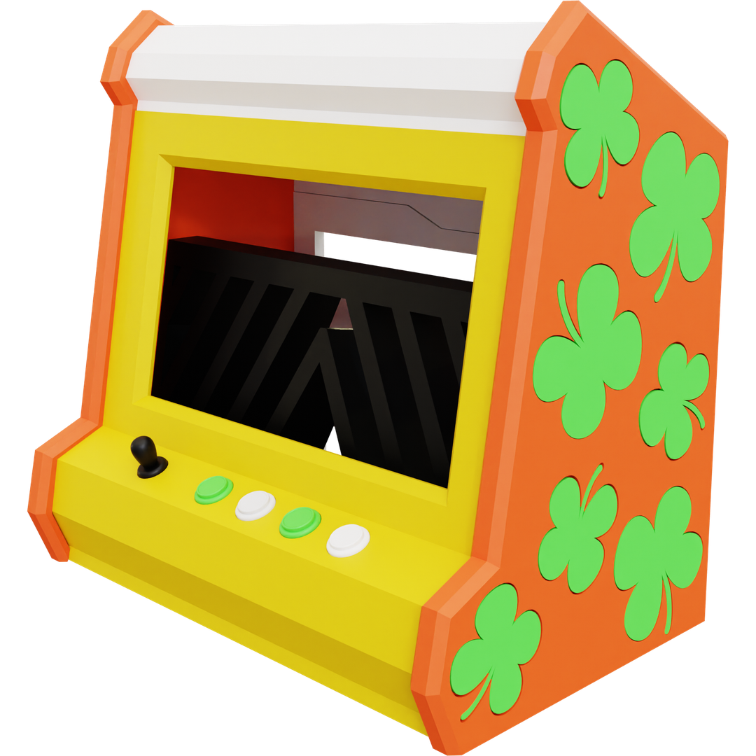 Nintendo Switch Retro Arcade Display - Clovers