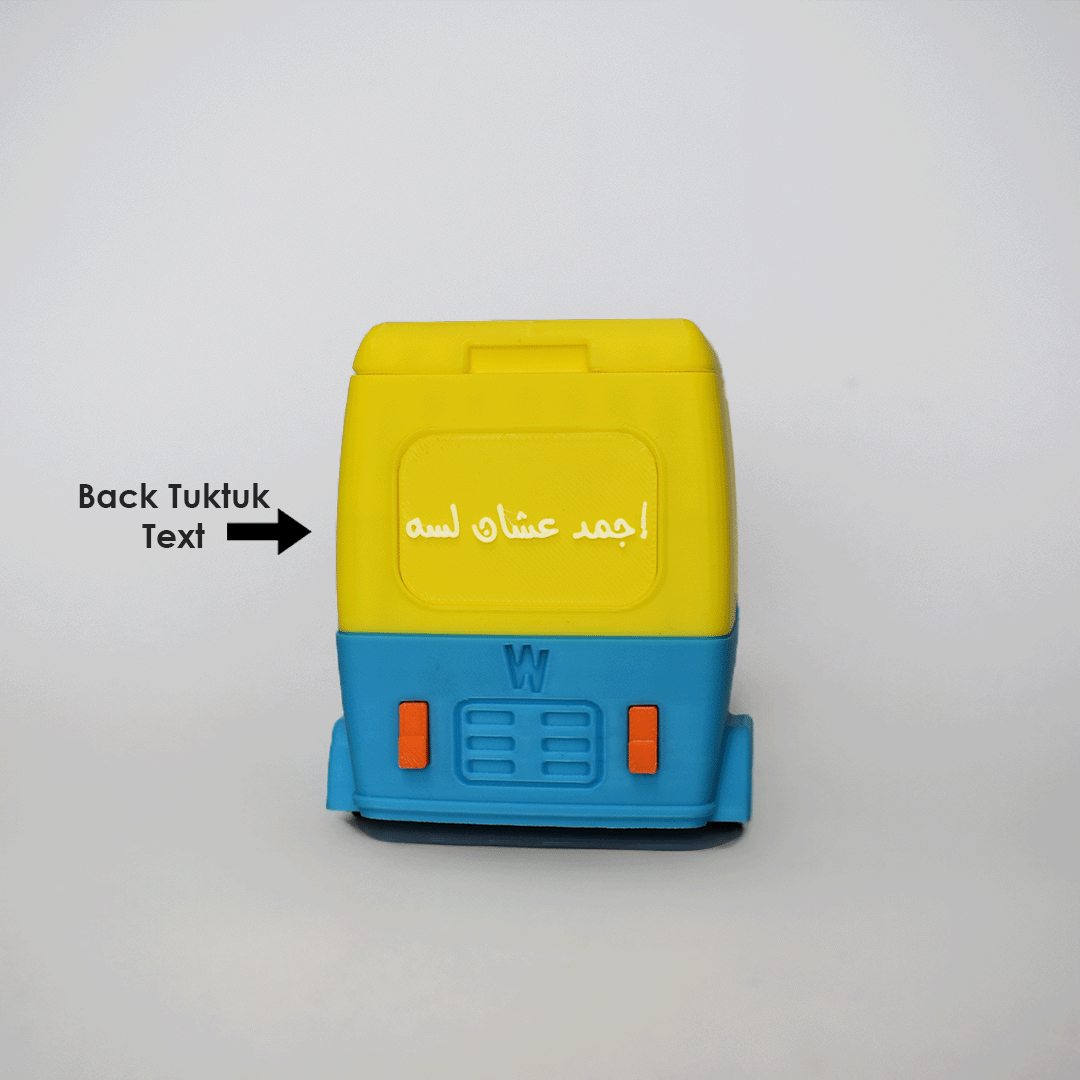 Mini Tuktuk Multipurpose Container