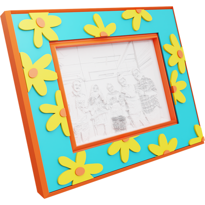 Flowery Border Frame