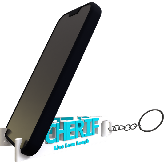 MemoStand Keychain for Large Names - Thick Phones