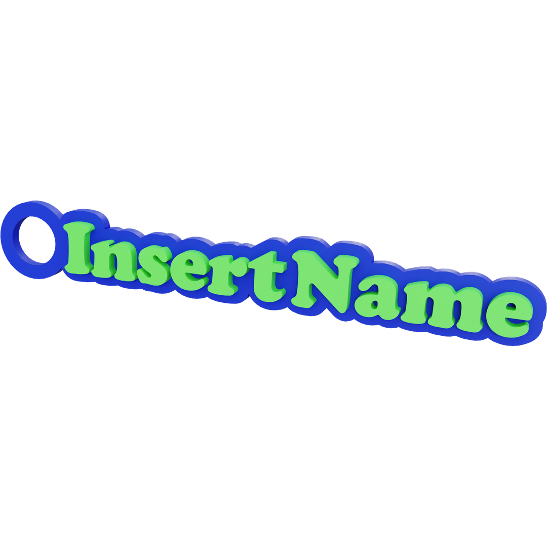 Text Name Tag