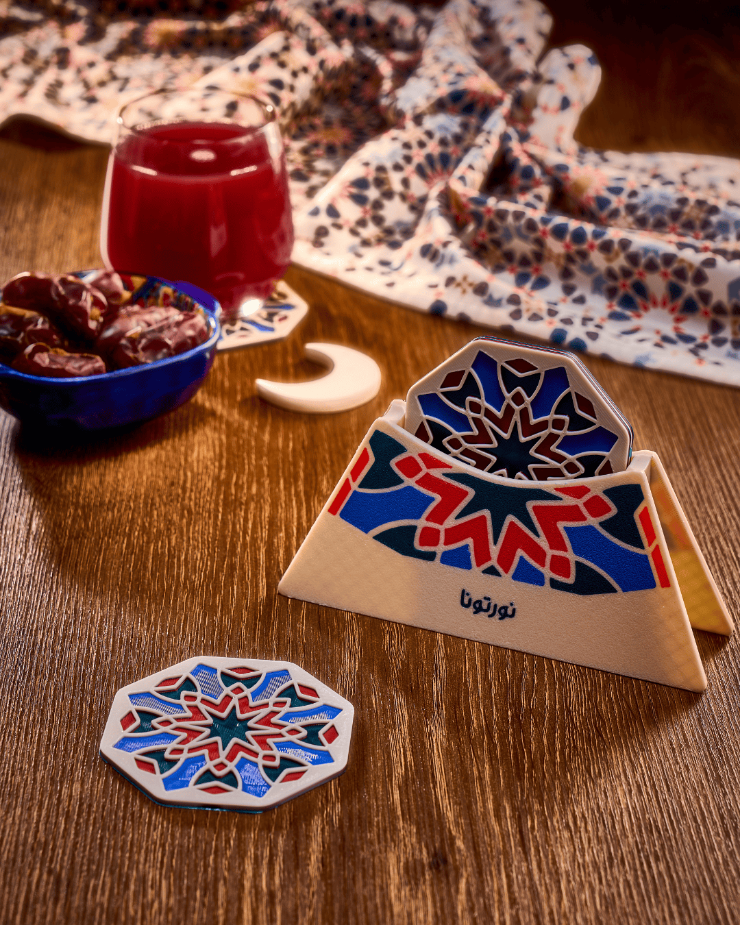 Ramadan Coasters & Holder