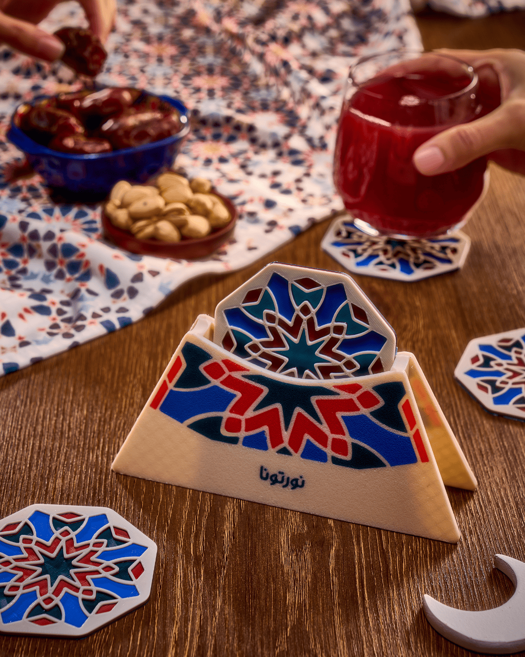 Ramadan Coasters & Holder