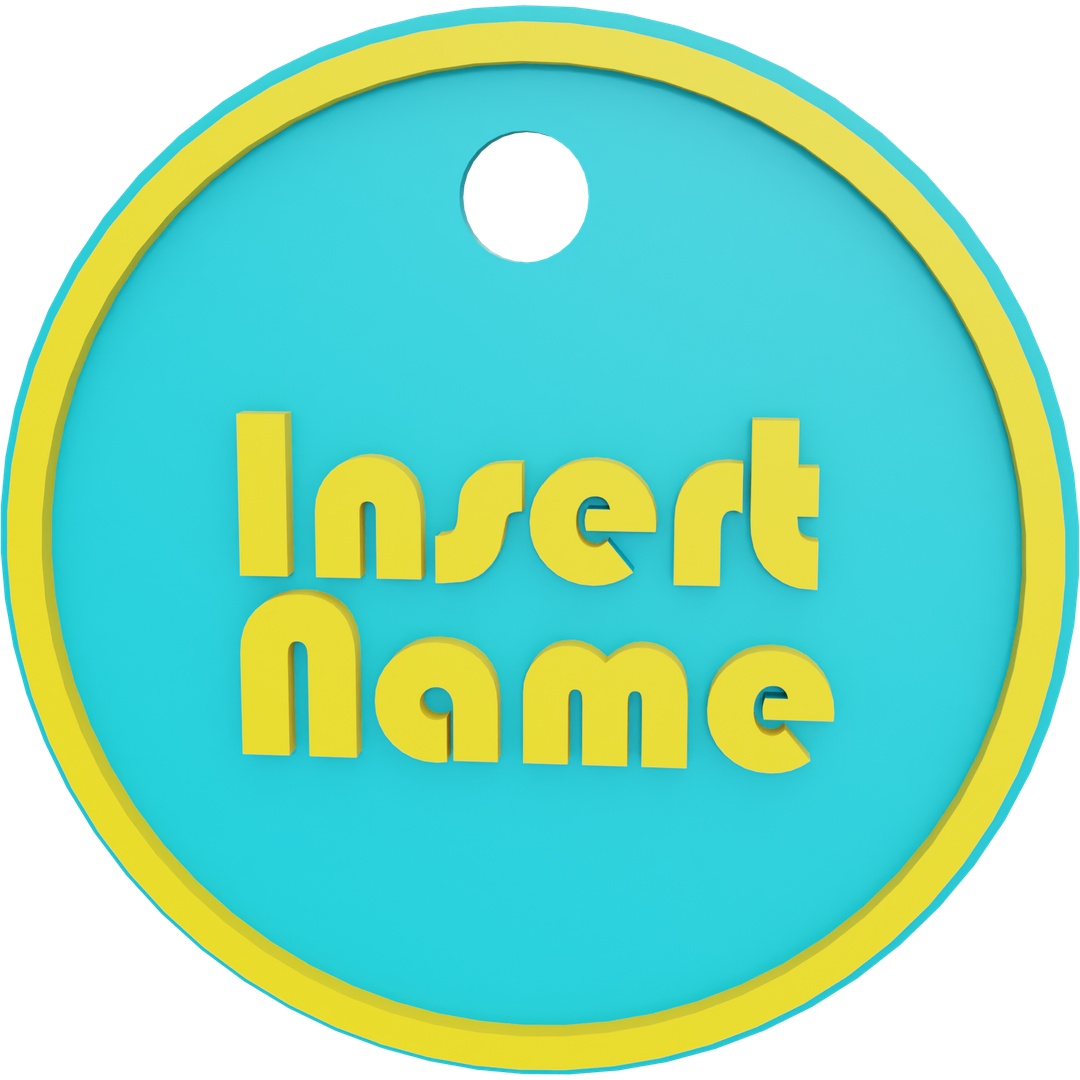 Circle Name Tag