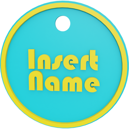 Circle Name Tag