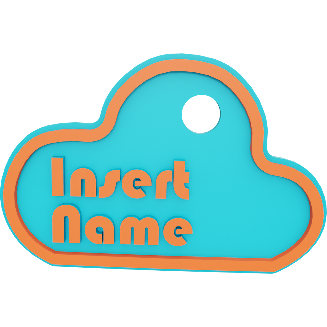 Cloud Name Tag