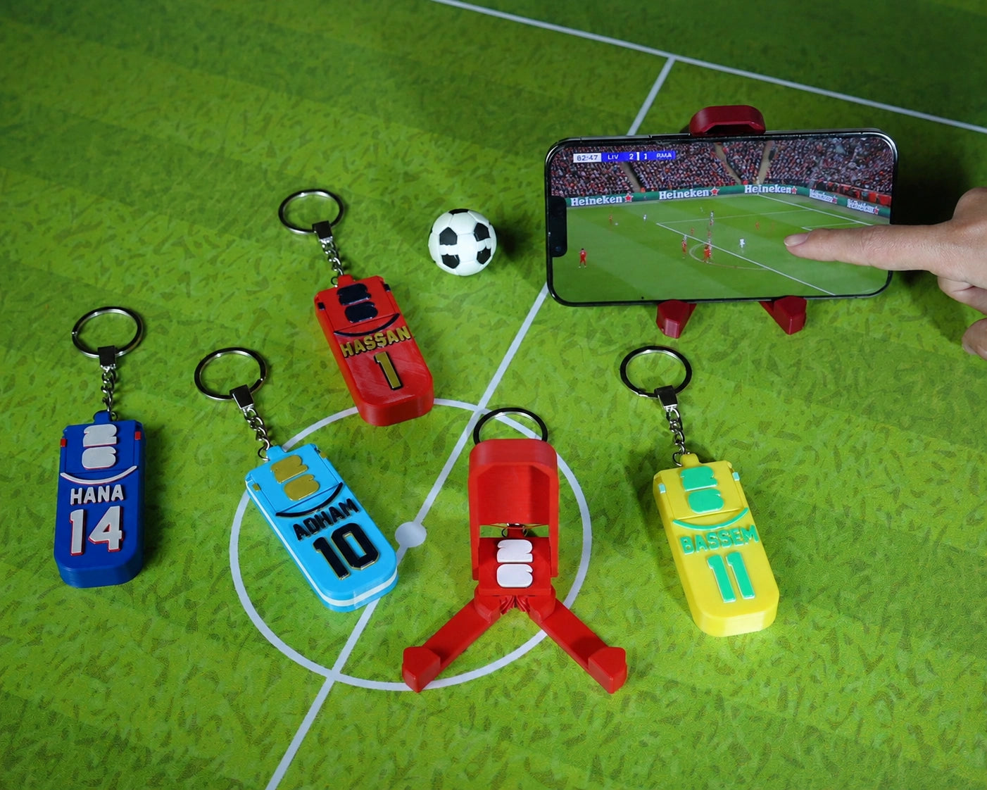 Jersey Tag Phone Holder