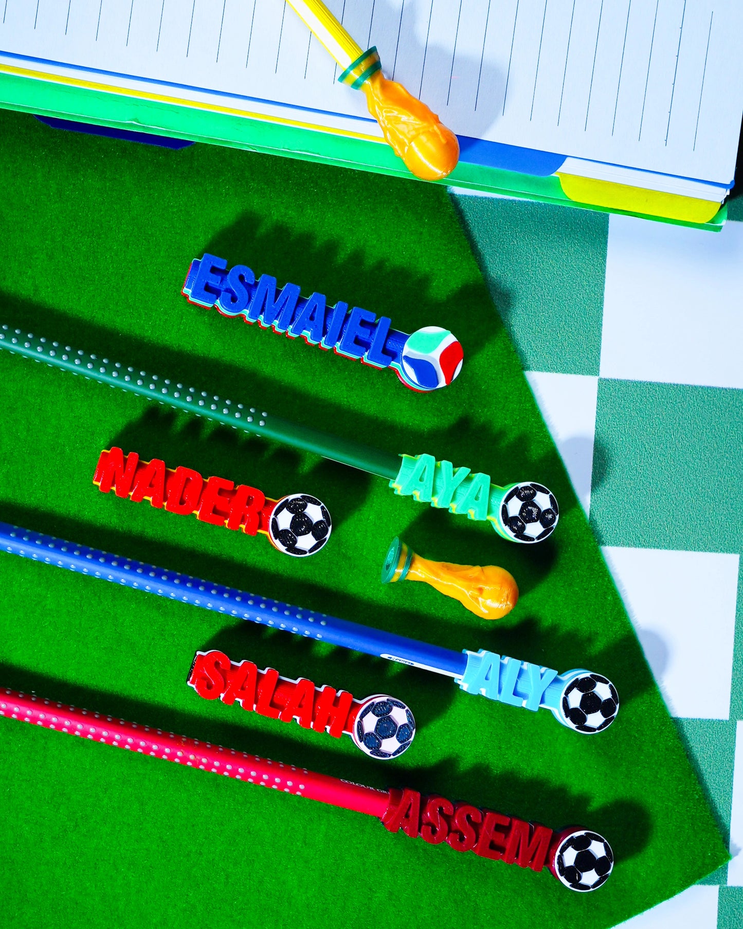 Name Pencil Topper (Match Day Edition)