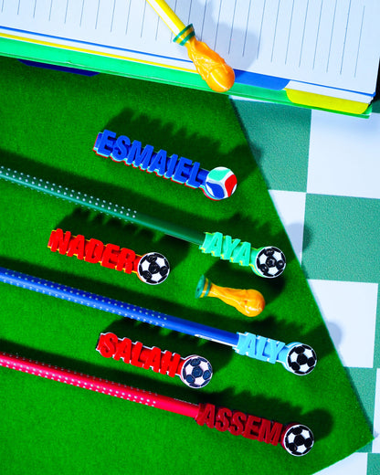 Name Pencil Topper (Match Day Edition)