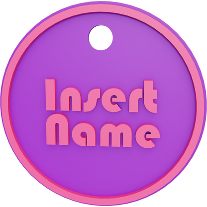 Circle Name Tag