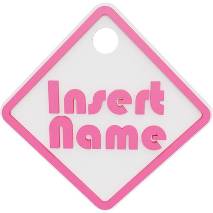 Square Name Tag