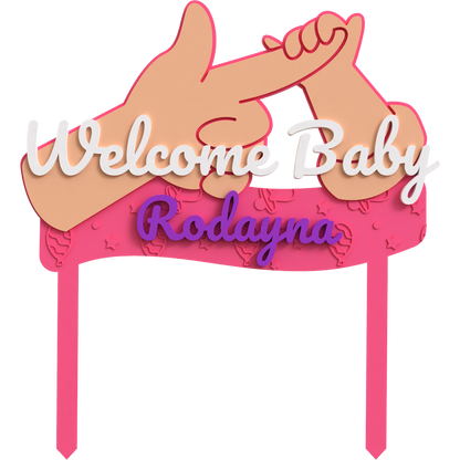 Welcome Baby Topper
