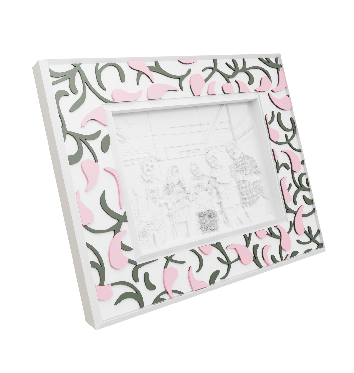 Floral Border Frame
