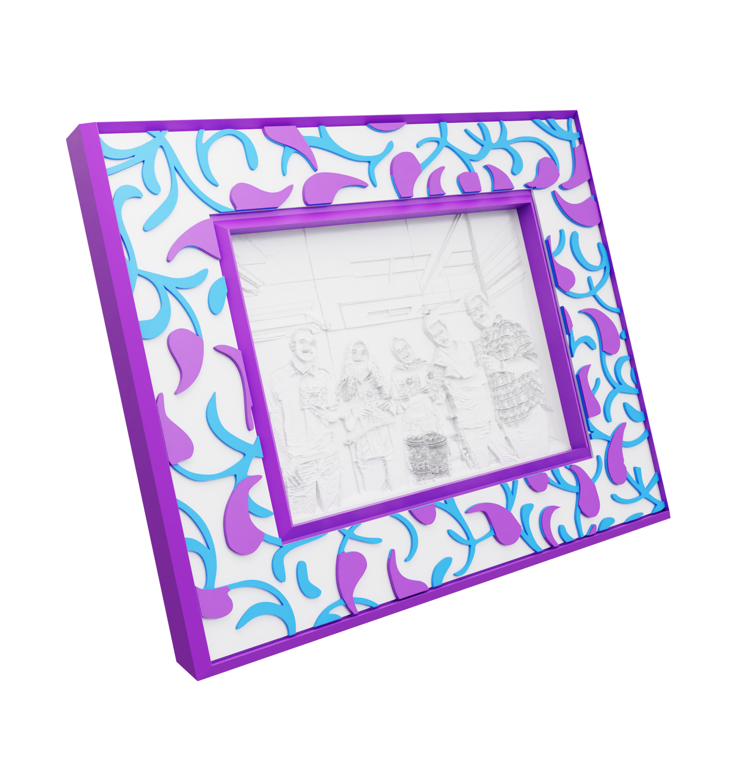 Floral Border Frame