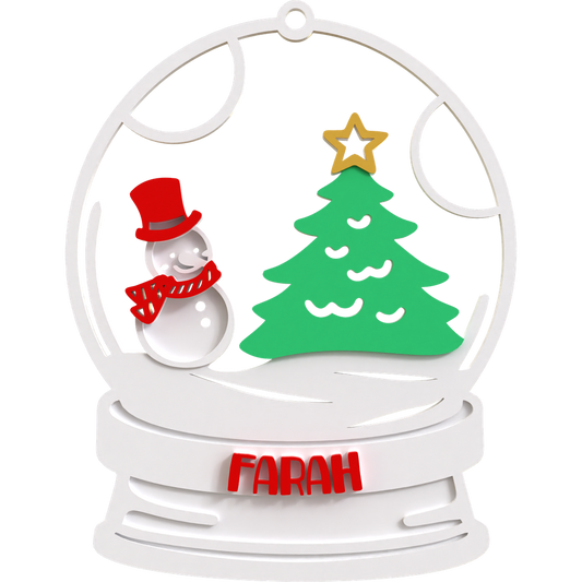 Snow Globe Ornament