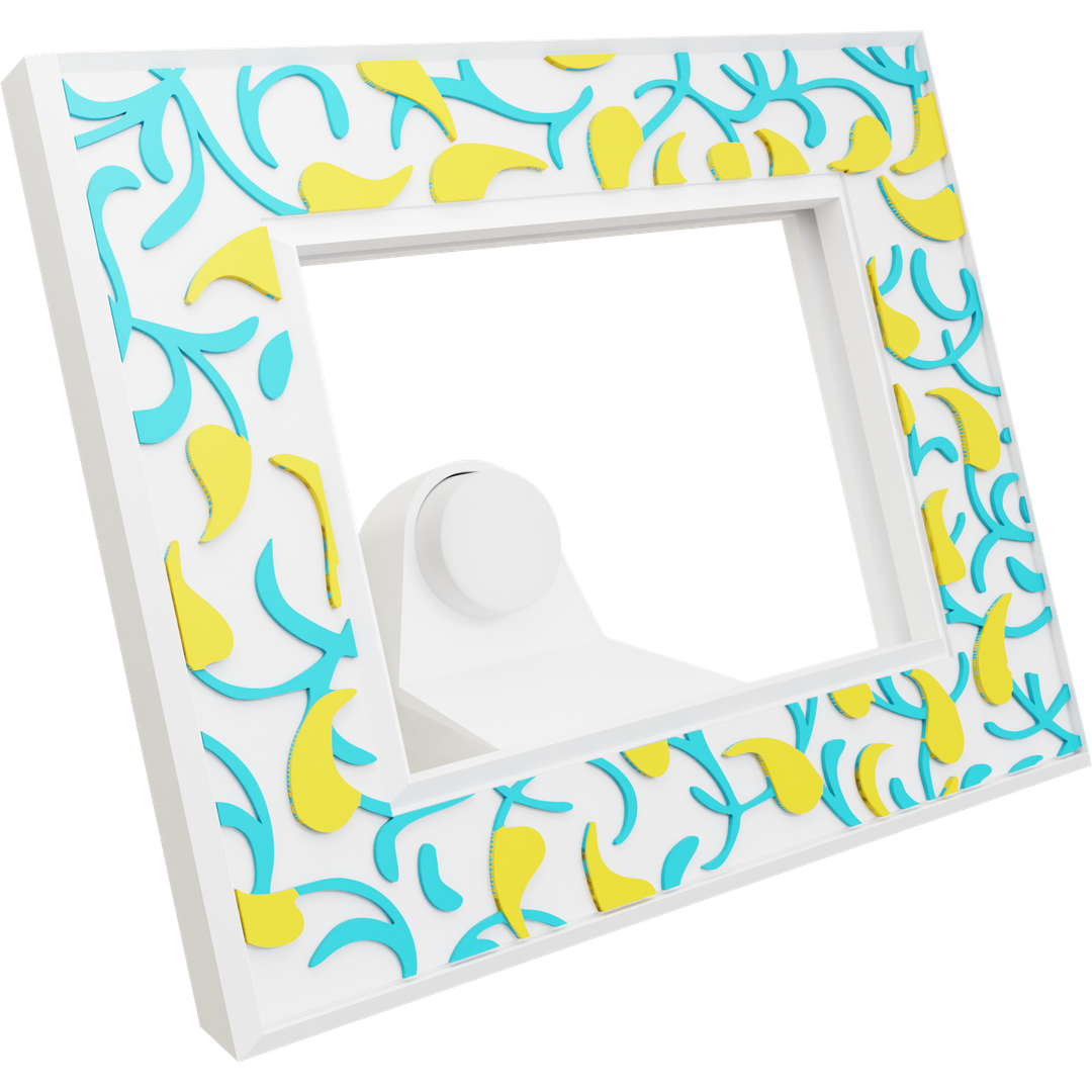 Floral Border Frame