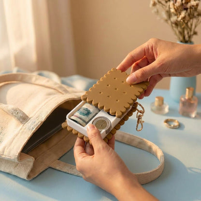 Biscuit Coin Money Holder