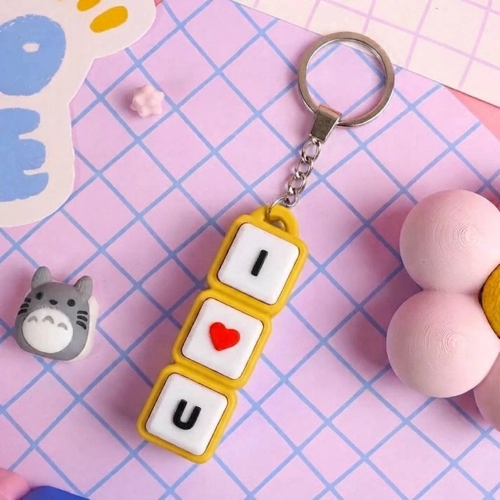 Keyboard Clicker Fidget Keychain