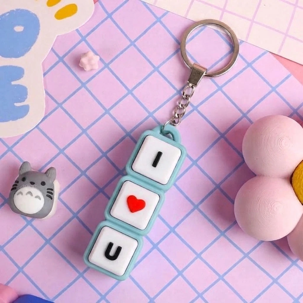 Keyboard Clicker Fidget Keychain