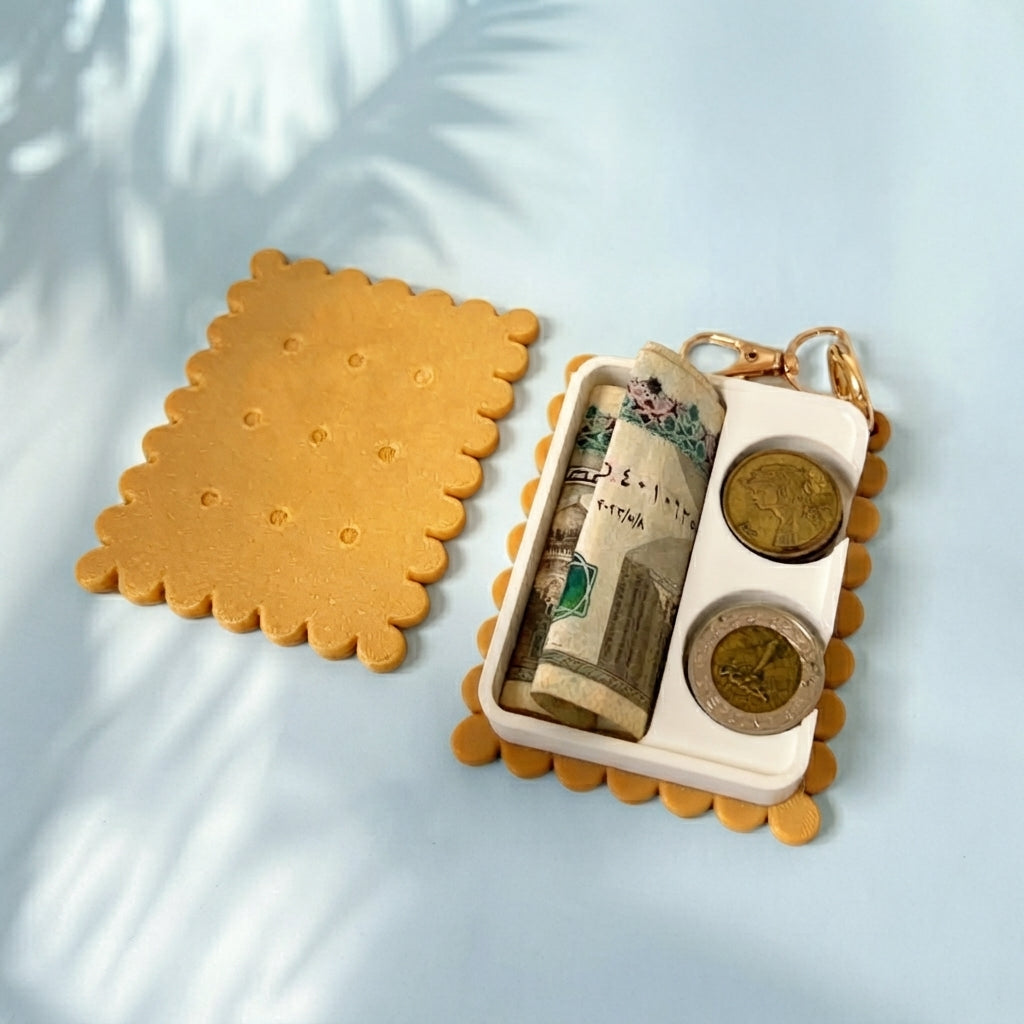 Biscuit Coin Money Holder
