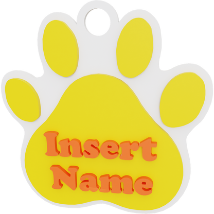 Paw Name Tag