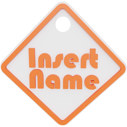 Square Name Tag