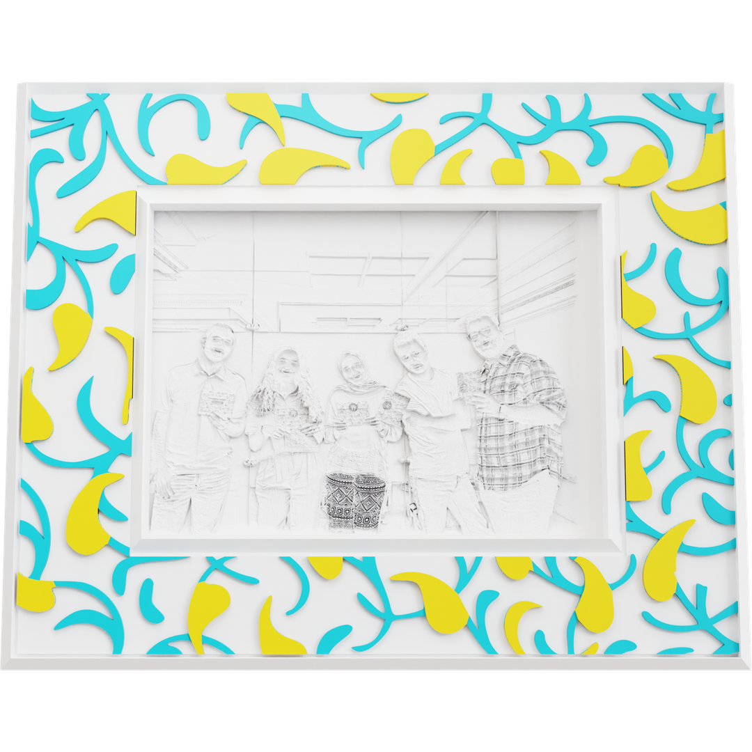 Floral Border Frame