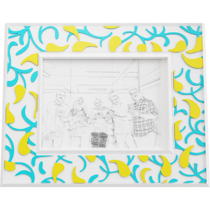 Floral Border Frame