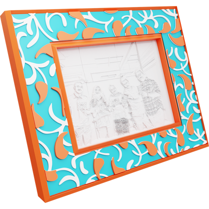 Floral Border Frame