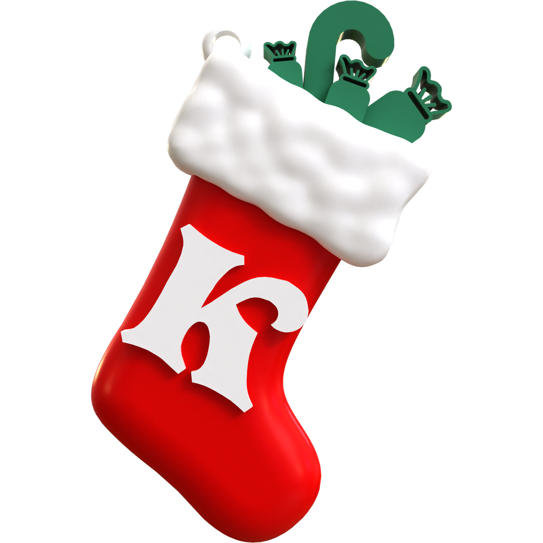 Initials Stocking Ornament