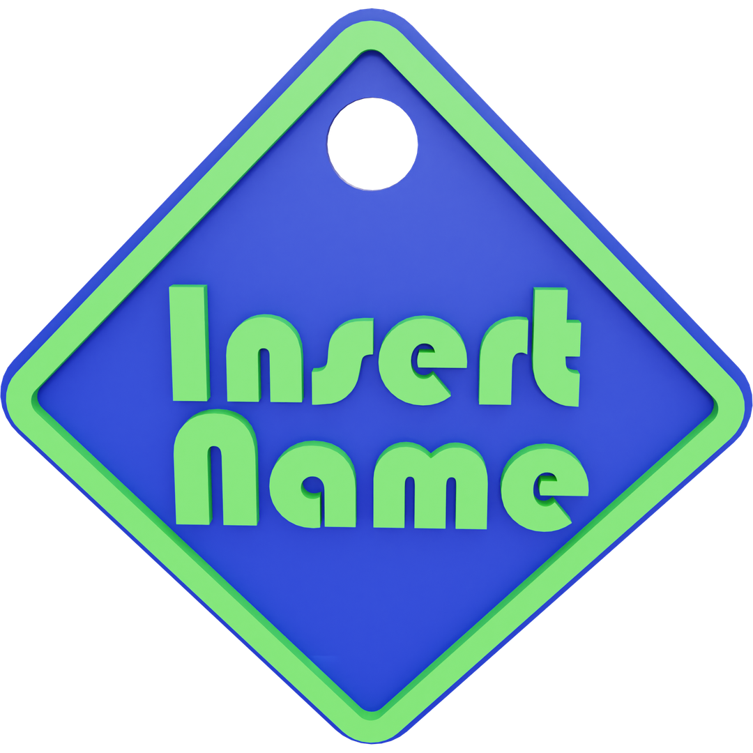 Square Name Tag