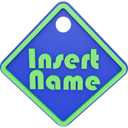 Square Name Tag