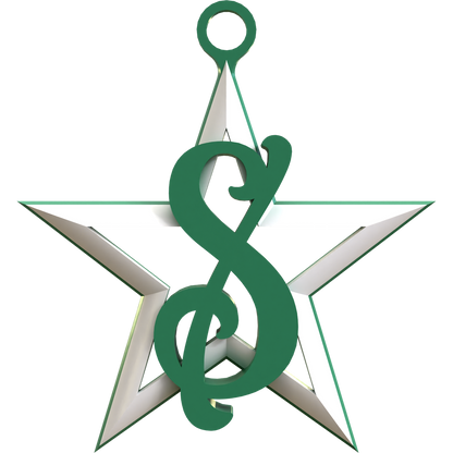 Royal Initials Star Ornament