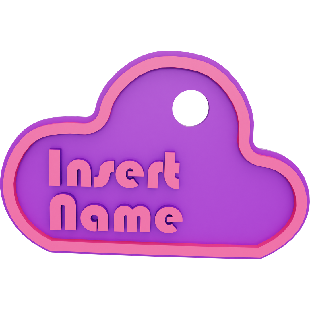 Cloud Name Tag