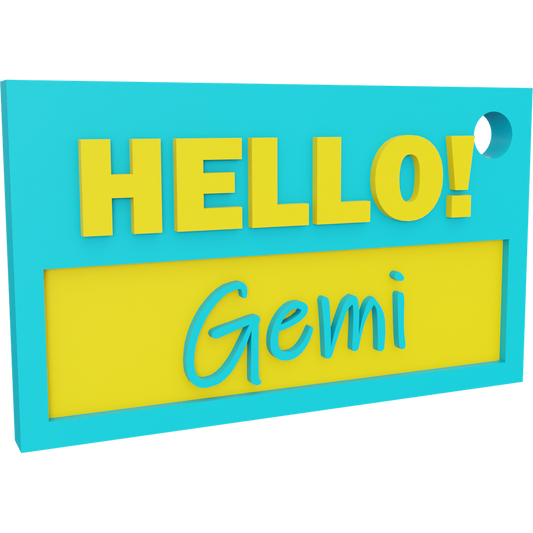 Hello! Name Tag