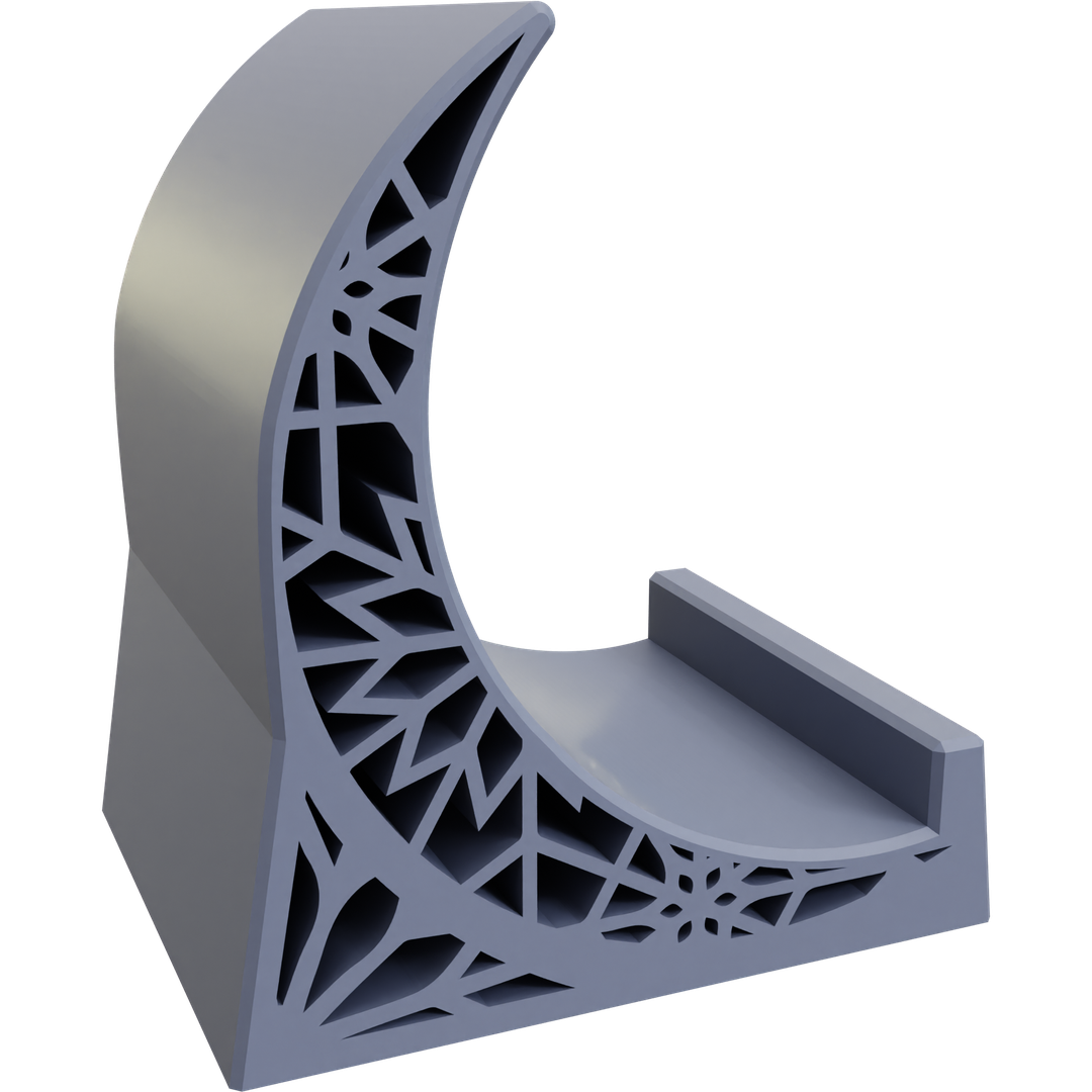 Beyond its aesthetic appeal, the Crescent phone holder offers