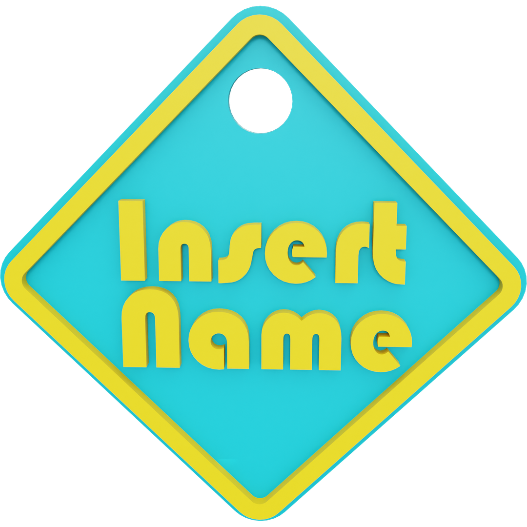 Square Name Tag