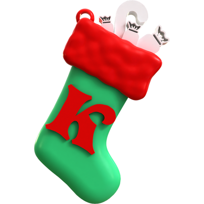 Initials Stocking Ornament