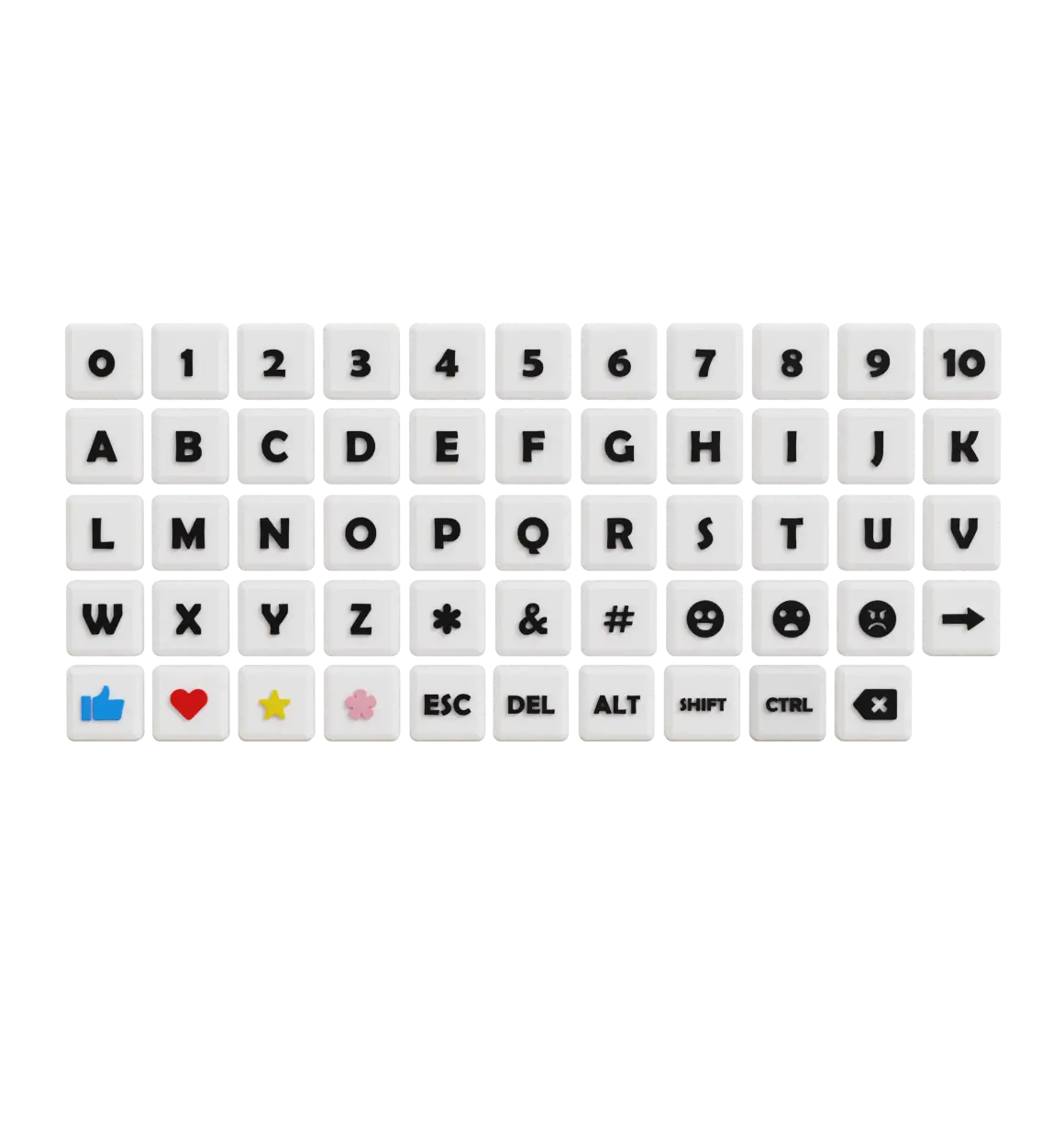 Keyboard Clicker Fidget Keychain