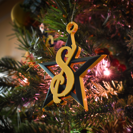 Royal Initials Star Ornament